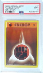 V1966: 1999: Fighting Energy: 97/102: Shadowless: Game: PSA: 9: MINT: 103769448